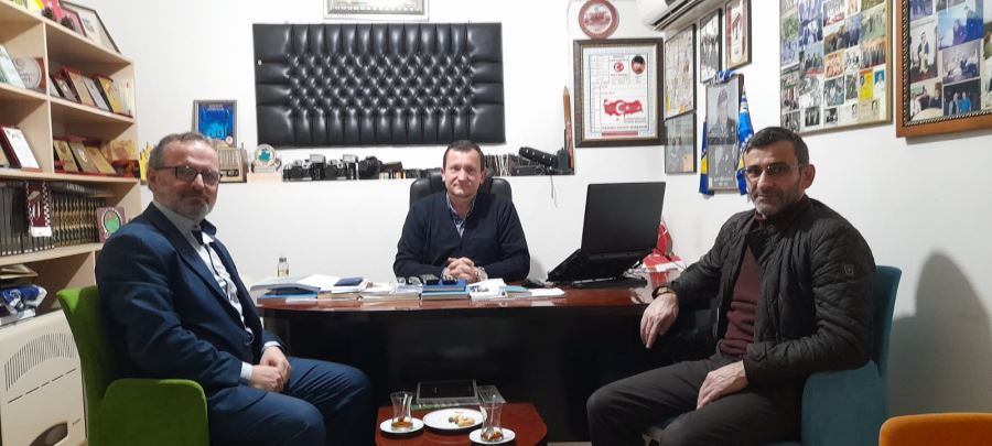Yeniden Refah Partisi  İnegöl İlçe Teşkilatından inegöl gazeteciler derneğine ziyaret