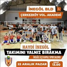 İnegöl Belediyespor Çerkezköy Voleybol Akademiyi Konuk Edecek