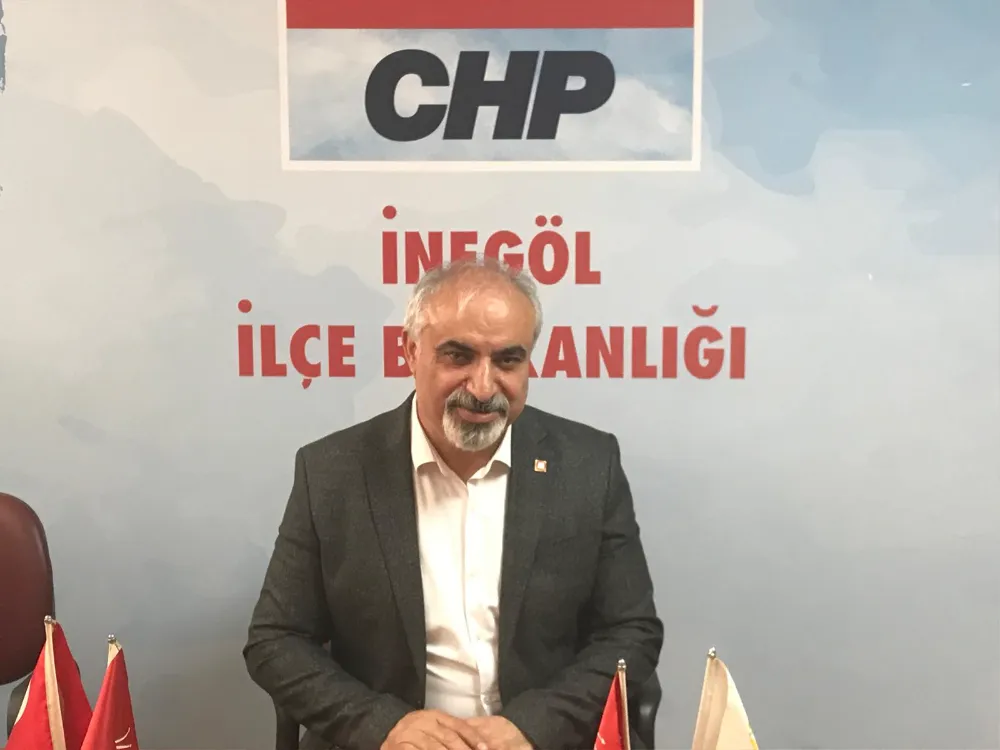 CHP İnegöl İlçe Başkanı Zemci Şahin