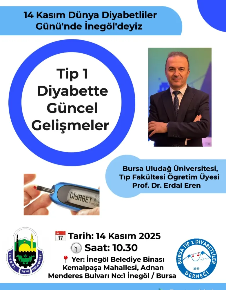 İnegöl Belediyesi’nden Dünya Diyabet Günü’ne Özel Seminer Daveti