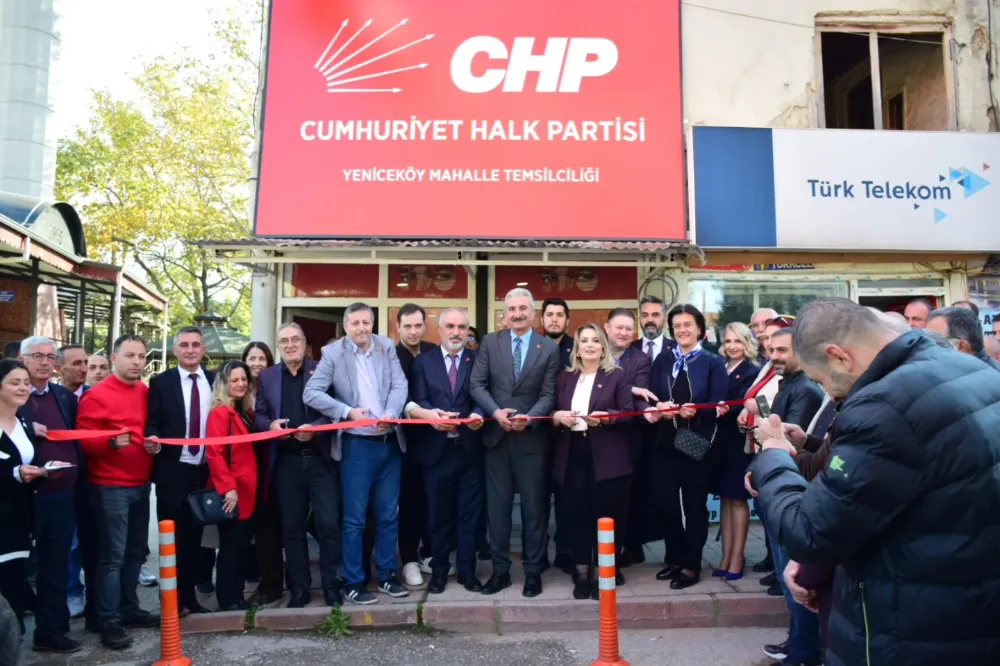 CHP İnegöl İlçe Başkanlığı, Yeniceköy Mahalle Temsilciliğini Açtı