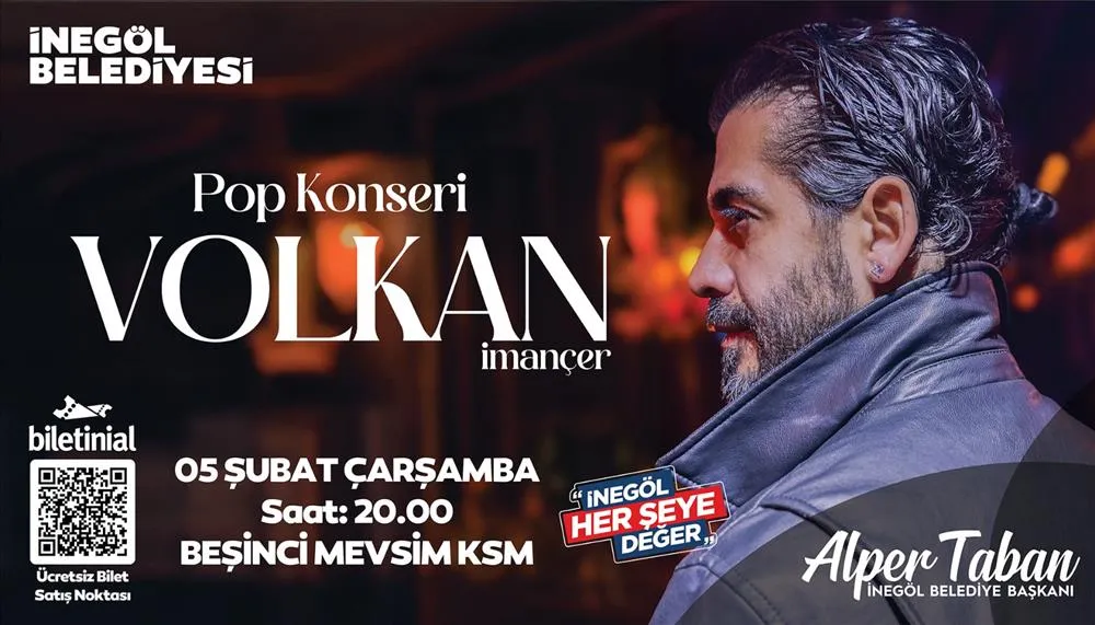 Volkan İmançer İle 90’lar Pop Konseri Biletleri Ücretsiz Satışa Çıkıyor