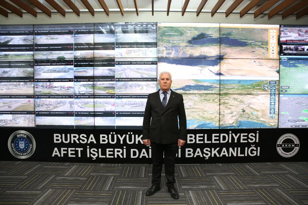 Bursa Büyükşehir Afet Koordinasyon Merkezi hizmete açıldı