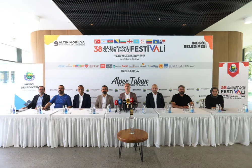 İnegöl’de 38. Uluslararası Kültür Sanat Festivaline Geri Sayım