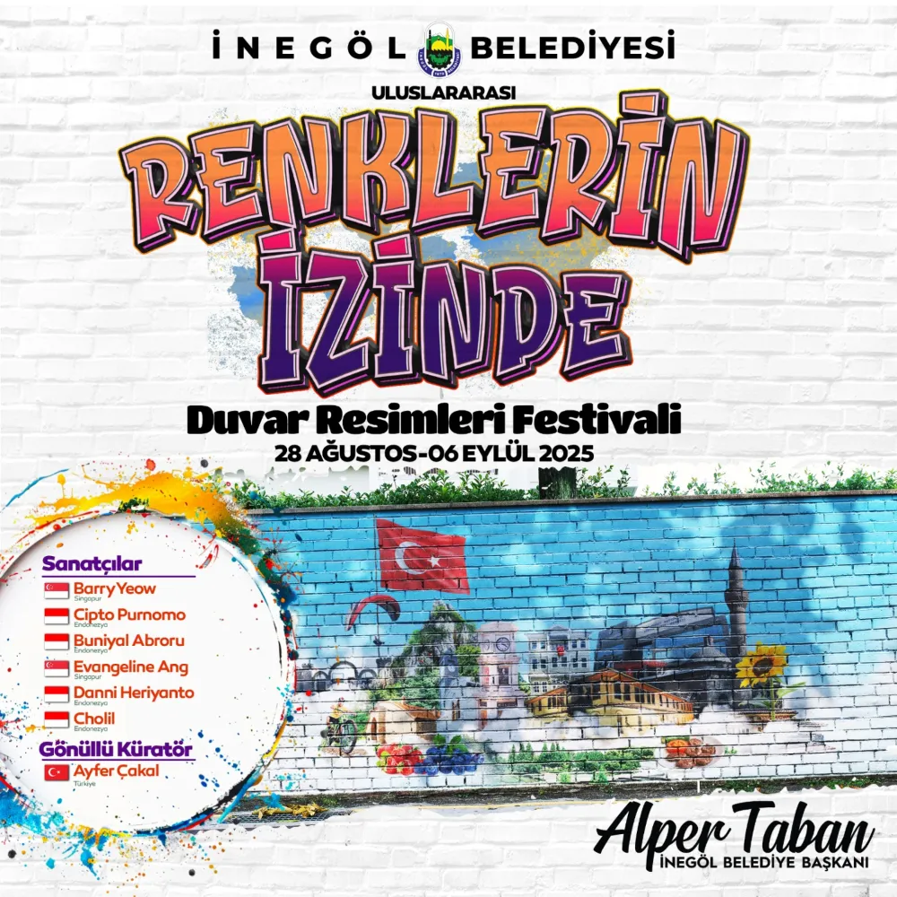 İnegöl’de Duvar Resimleri Festivali İçin Geri Sayım Başladı