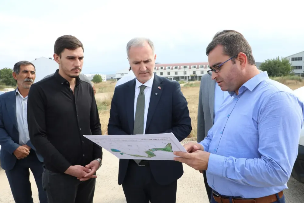 Akhisar Mahallesinde İnegöl’ün Yeni Oksijen Deposu İçin Çalışmalar Başladı